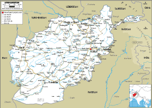 ROAD Map of Afghanistan