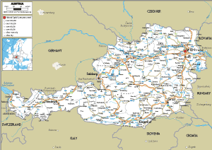 ROAD Map of Austria