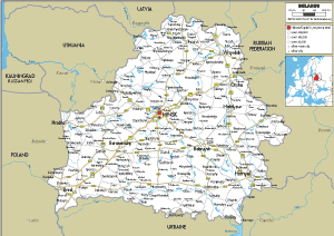 ROAD Map of Belarus