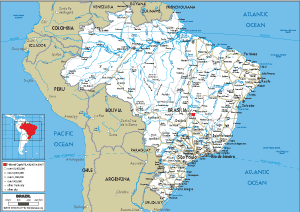 ROAD Map of Brazil