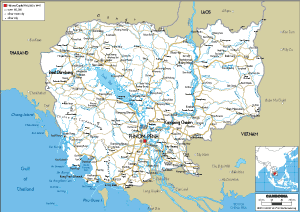 ROAD Map of Cambodia