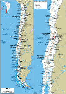 ROAD Map of Chile