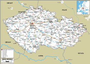 ROAD Map of Czechia