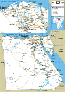 ROAD Map of Egypt