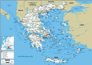 ROAD Map of Greece