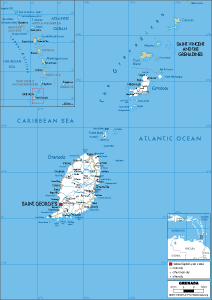 ROAD Map of Grenada