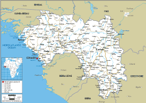 ROAD Map of Guinea