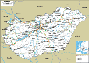 ROAD Map of Hungary