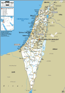 ROAD Map of Israel