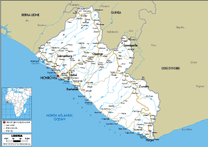 ROAD Map of Liberia