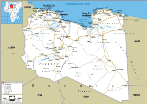 ROAD Map of Libya