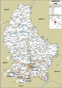 ROAD Map of Luxembourg