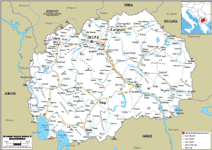 ROAD Map of the Republic of North Macedonia