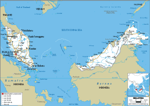 ROAD Map of Malaysia