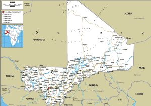 ROAD Map of Mali