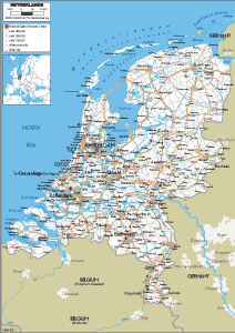 ROAD Map of the Netherlands