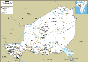 ROAD Map of Niger