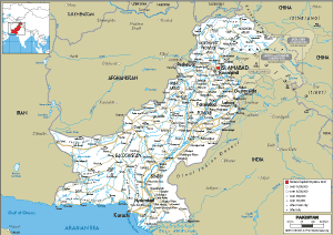ROAD Map of Pakistan