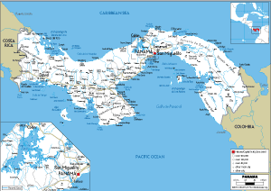 ROAD Map of Panama