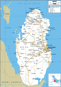 ROAD Map of Qatar