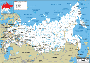 ROAD Map of Russia