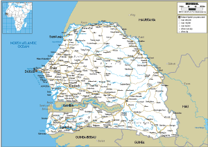 ROAD Map of Senegal