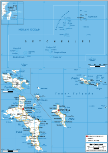 ROAD Map of Seychelles