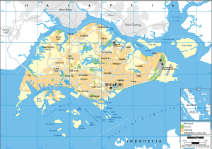 ROAD Map of Singapore