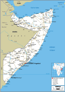 ROAD Map of Somalia