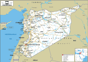 ROAD Map of Syria