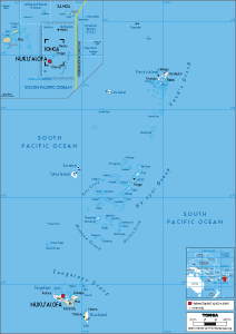 ROAD Map of Tonga