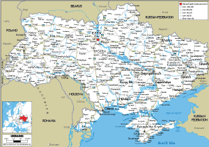 ROAD Map of Ukraine